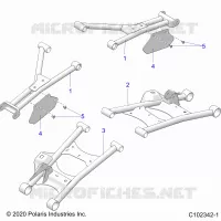 SOSPENSIONE POSTERIORE CONTROL ARMS