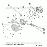 ENGINE, STATOR AND VOLANO