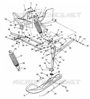 SOSPENSIONI ANTERIORI and SCIARE 440 XCR SP 0961760 (4931583158B001)