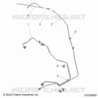 SISTEMA DI ALIMENTAZIONE CARBURANTE, LINES, STD.