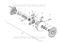 TRASMISSIONE FRIZIONE ASSEMBLY Storm 0950782, Storm SKS 0950582,  Euro Storm E950782 (4929012901C001)