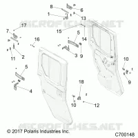 PORTE, REAR, FULL, MOUNTING