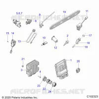 ELETTRICO, SWITCHES, SENSORS, ECU AND CONTROL MODULES