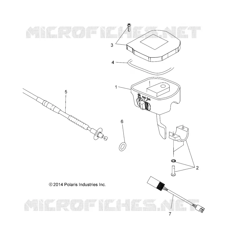 TIMONE, CONTROLLI, ACCELERATORE ASM. and CABLE