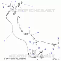 DRIVE TRAIN, SELETTORE DI MARCIA AND THROTTLE CABLE