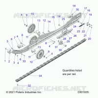 SUSPENSION, RAIL BEAM LH/RH