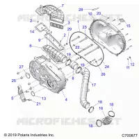 TRASMISSIONE, CLUTCH COVER AND DUCTING