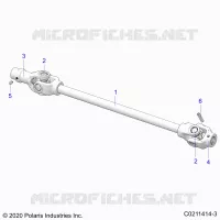 TRASMISSIONE, FRONT PROP SHAFT