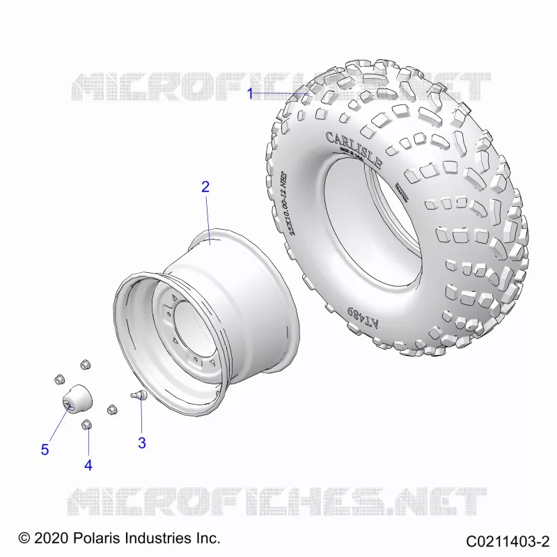 RUOTAS, REAR TIRE