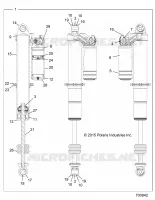 SUSPENSION, SHOCK ANTERIORE INTERNALS