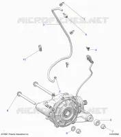 TRASMISSIONE, FRONT GEARCASE MOUNTING
