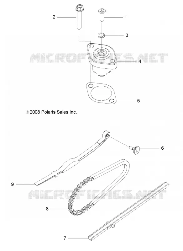 MOTORE, TENSIONER, CAM CATENA