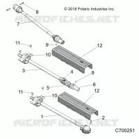TRASMISSIONE, FRONT, MID, REAR PROP SHAFT