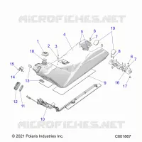 SISTEMA DI ALIMENTAZIONE CARBURANTE, FUEL TANK ASM.