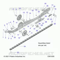 SUSPENSION, RAIL BEAM LH/RH