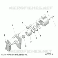 FRENO POSTERIORE CALIPER