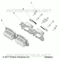 ENGINE, REED VALVE AND ACCELERATORE BODY ADAPTOR