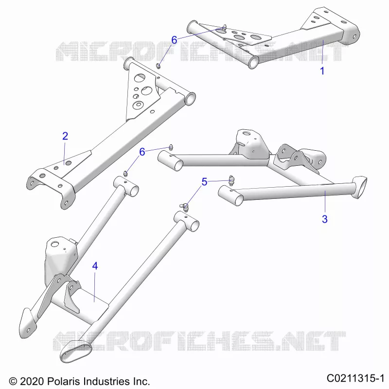 SOSPENSIONE POSTERIORE CONTROL ARMS