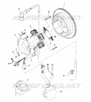 MAGNETO ASSEMBLY 250 4X4 / W928127 (4922872287D004)