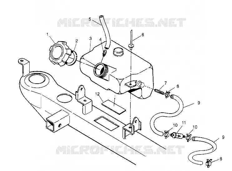 SERBATOIO OLIO ASSEMBLY Trail Blazer W957221 (4930363036A012)