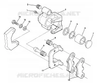 FRENO ANTERIORE MONTAGGIO 350 2X4 (4918531853018A)