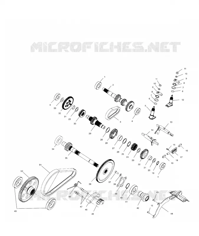 SCATOLA DEGLI INGRANAGGI (Internal Components)