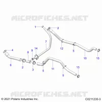 ENGINE, SISTEMA DI RAFFREDDAMENTO, HOSES
