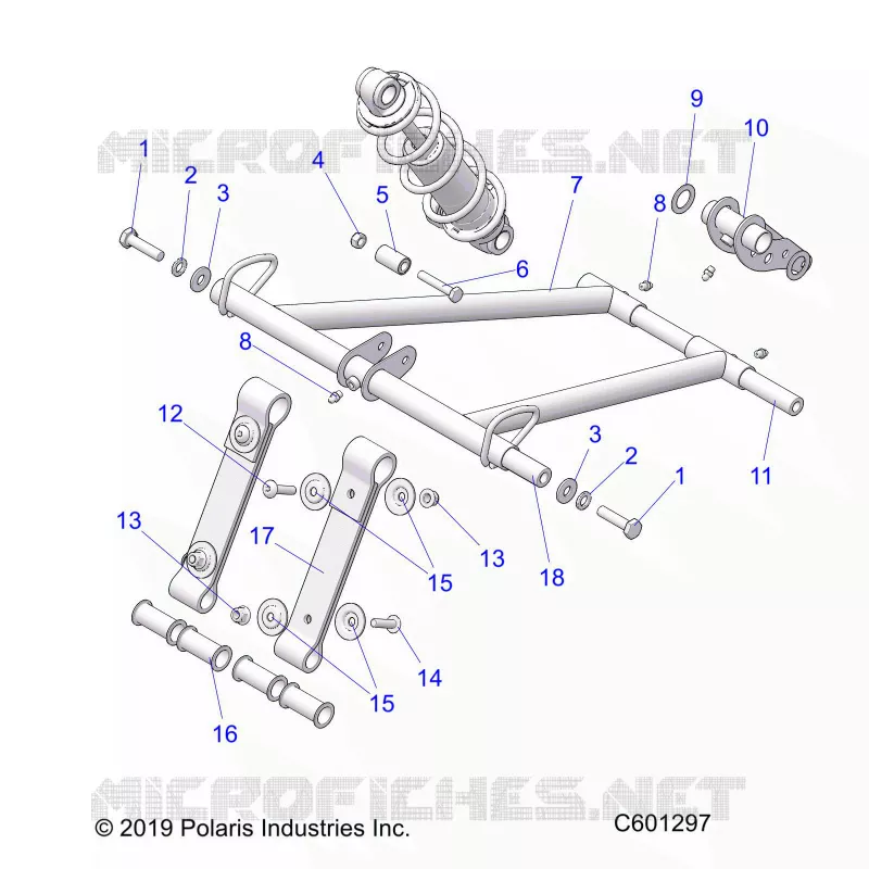 SUSPENSION, ANTERIORE COPPIA ARM