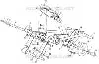 ANTERIORE COPPIA ARM 500 RMK 0982964 and EUROPEAN 500 RMK E982964 (4942634263B013)