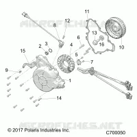ENGINE, STATOR AND VOLANO