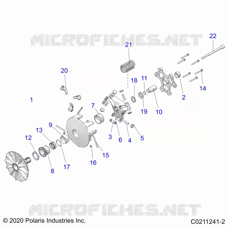 TRASMISSIONE, PRIMARY CLUTCH