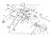 POSTERIORE COPPIA ARM 700 RMK 0970966, 700 SKS 0970566, and EUROPEAN 700 SKS E970 (4938573857B014)
