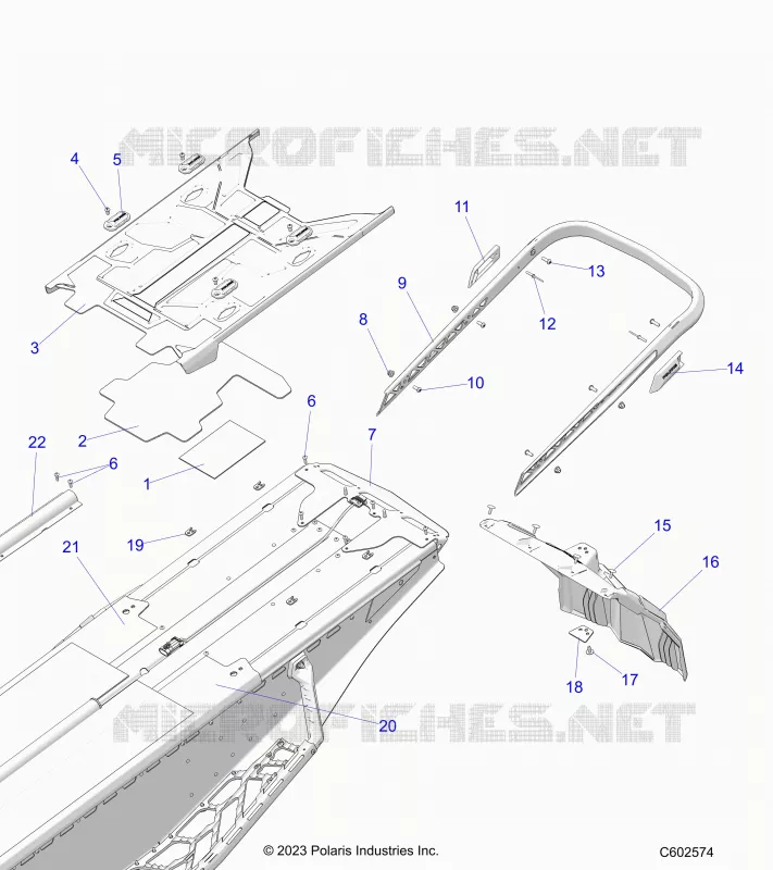 PARAURTI, REAR, CLOSEOFF, TUNNEL COVER