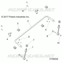 SOSPENSIONI ANTERIORI STABILIZER BAR- R19RRED4F1/N1/J1/SD4C1 (C700032)