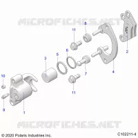 BRAKES, PINZA FRENO POSTERIORE
