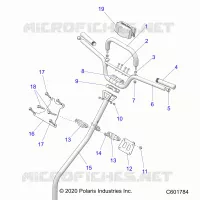 STEERING, HANDLEBAR, STERZO POST