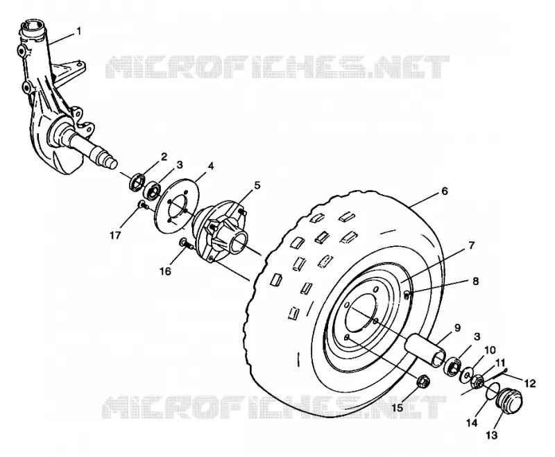 RUOTA ANTERIORE XPRESS 300 W98CA28C (4945364536B004)