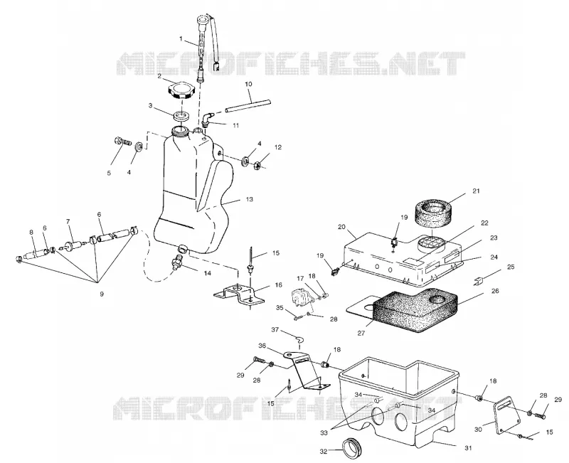 SERBATOIO OLIO / CASSA FILTRO ARIA
