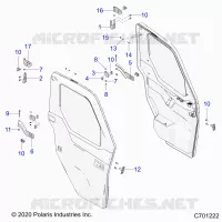 PORTE, FRONT, MOUNTING