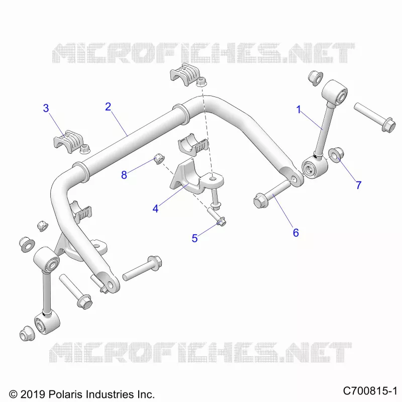 SUSPENSION, FRONT BARRA DI STABILIZZAZIONE