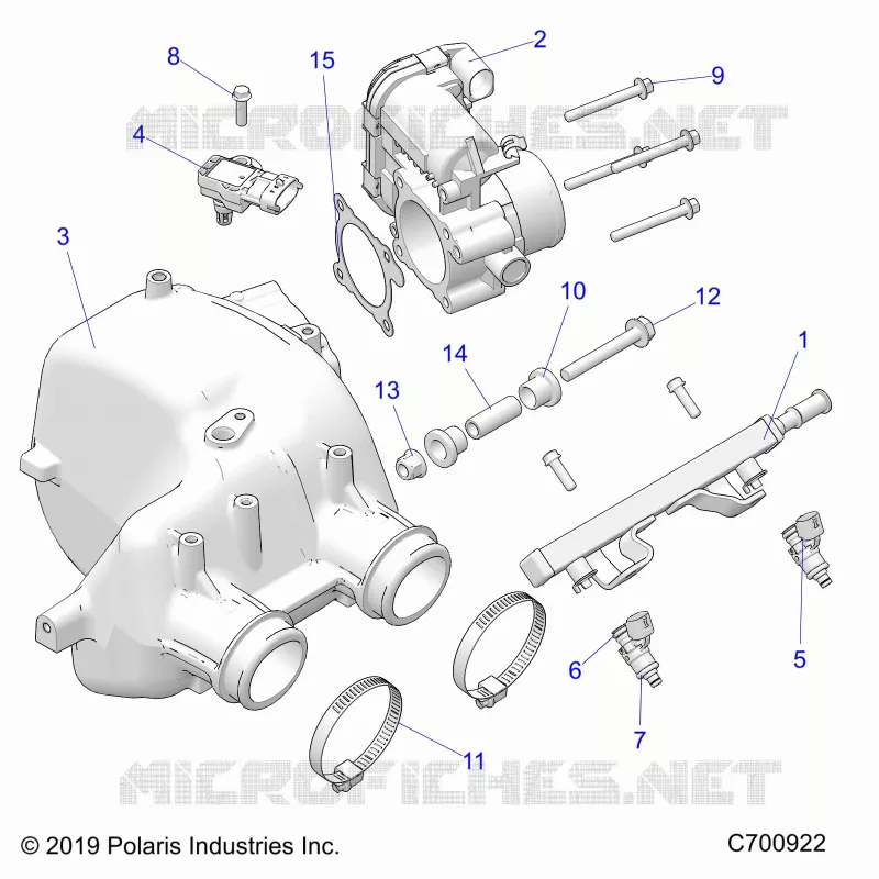 ENGINE, PRESA D'ARIA MANIFOLD