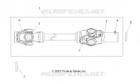 DRIVE TRAIN, FRONT PROP ALBERO