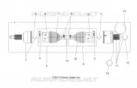 DRIVE TRAIN, DRIVE POSTERIORE ALBERO