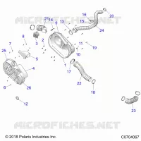 TRASMISSIONE, CLUTCH COVER AND DUCTING