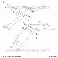 SOSPENSIONE POSTERIORE CONTROL ARM, MOUNTING