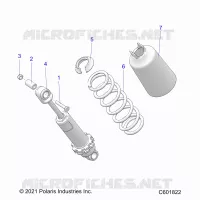 SUSPENSION, SHOCK ANTERIORE TRACK (7045714)