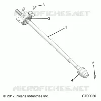 DRIVE TRAIN, FRONT PROP ALBERO
