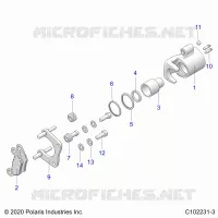BRAKES, PINZA POSTERIORE
