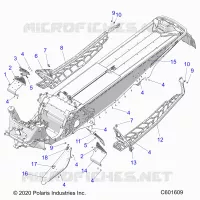 CHASSIS, PROTEZIONE FRIZIONE, FOOTRESTS, AND RUNNINGBOARDS