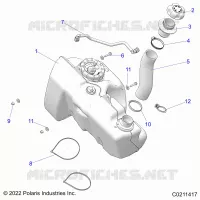SISTEMA DI ALIMENTAZIONE CARBURANTE, FUEL TANK
